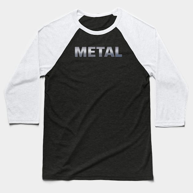 Metal Baseball T-Shirt by The Welsh Dragon